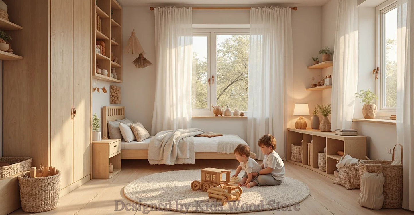 Customizable Scandinavian-Style Children’s Rooms | Kids Wood Store