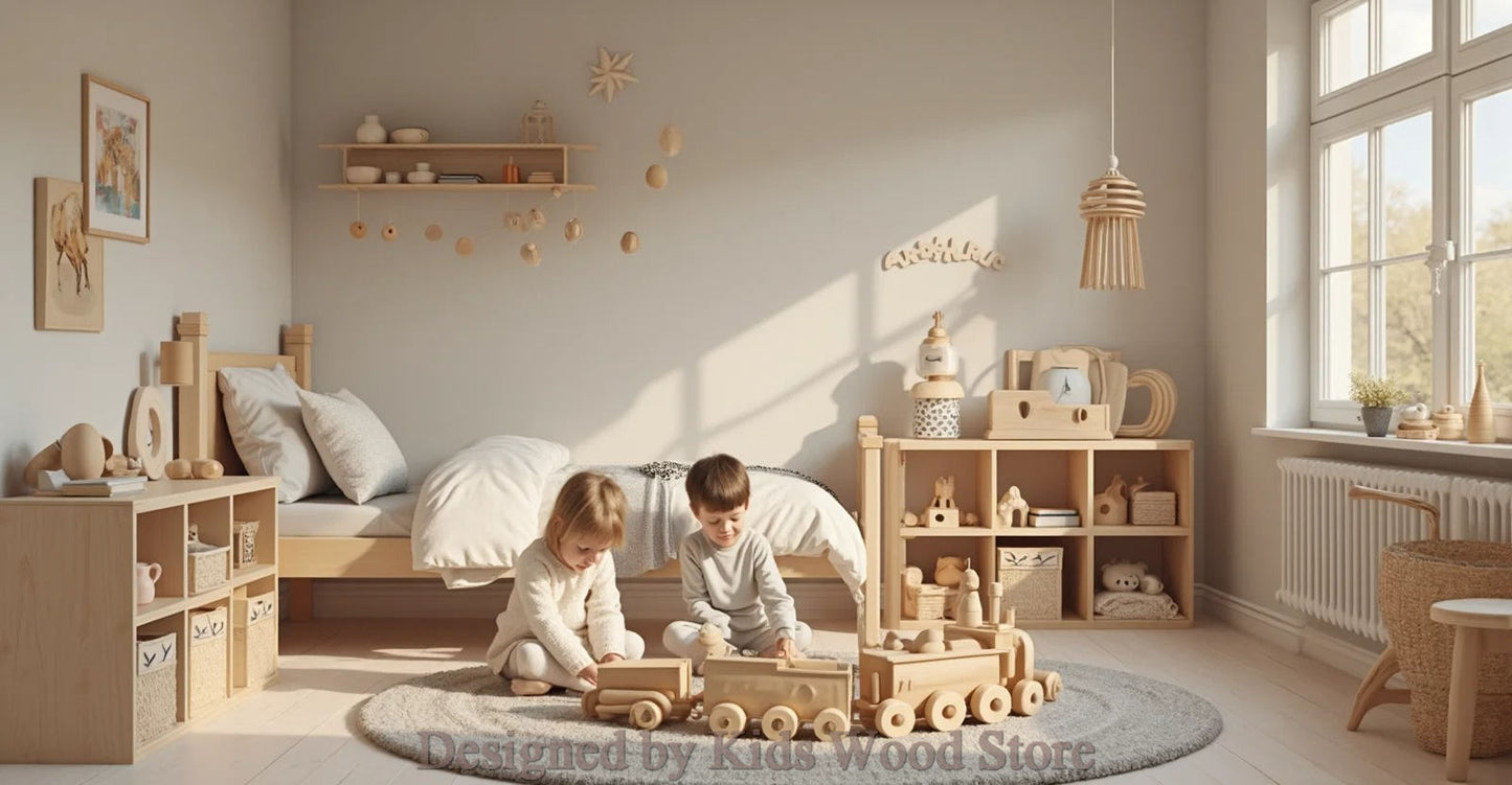 Customizable Scandinavian-Style Children’s Rooms | Kids Wood Store