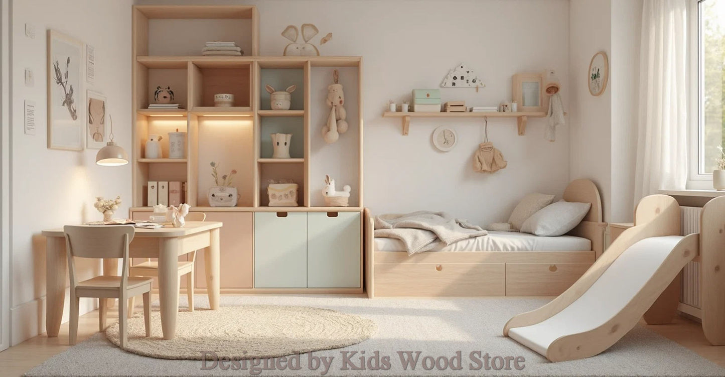 Özelleştirilebilir İskandinav Tarzı Çocuk Odaları | Kids Wood Store