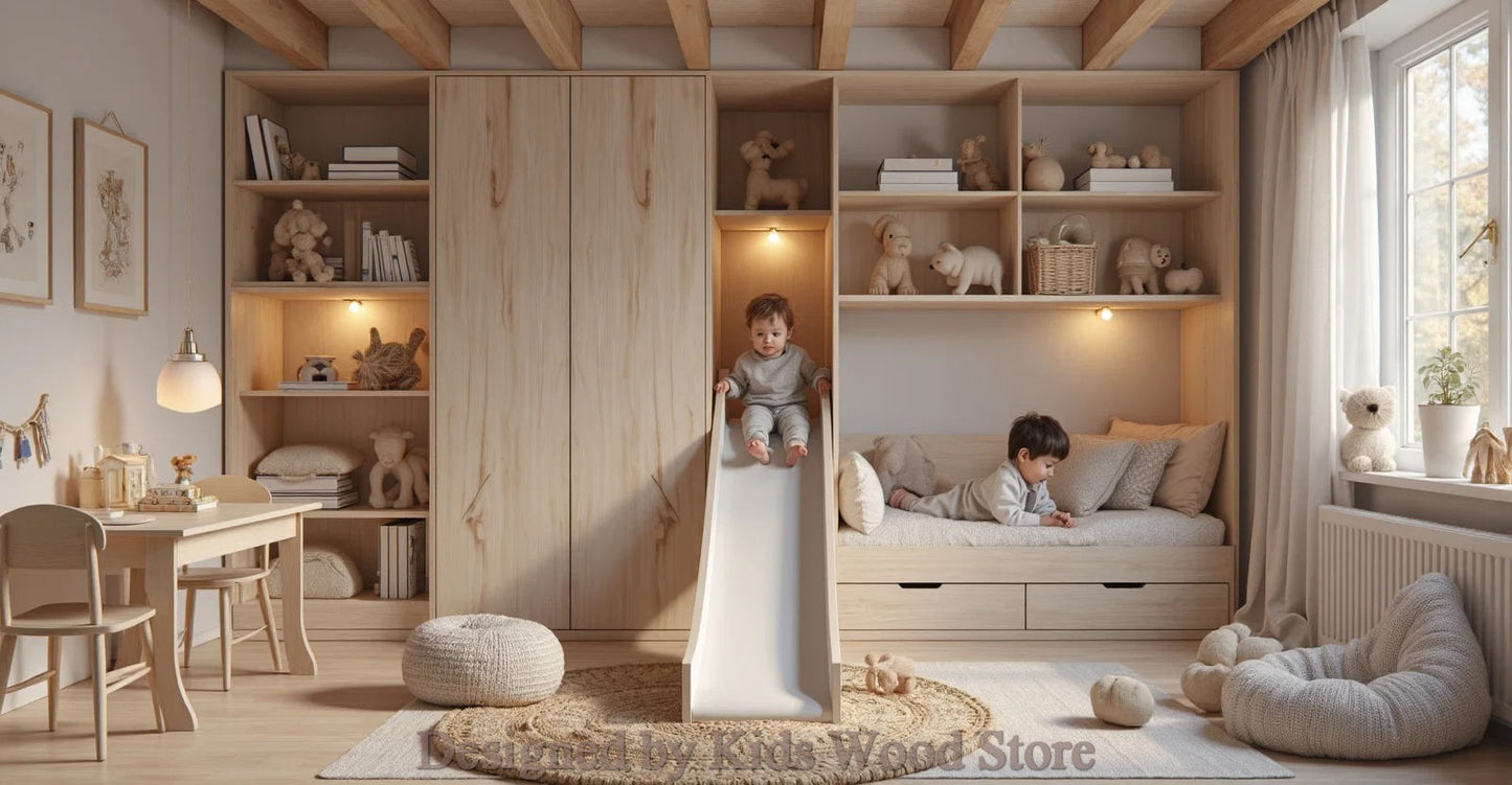 Customizable Scandinavian-Style Children’s Rooms | Kids Wood Store