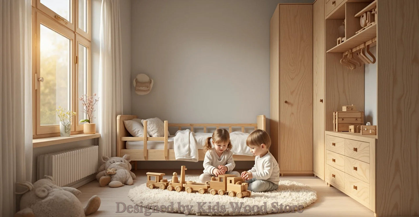 Customizable Scandinavian-Style Children’s Rooms | Kids Wood Store