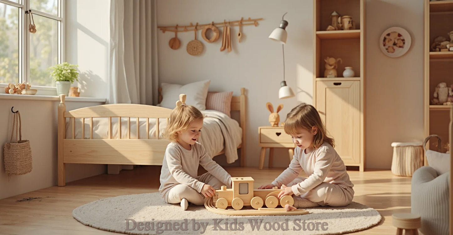 Anpassbare Kinderzimmer im skandinavischen Stil | Kids Wood Store