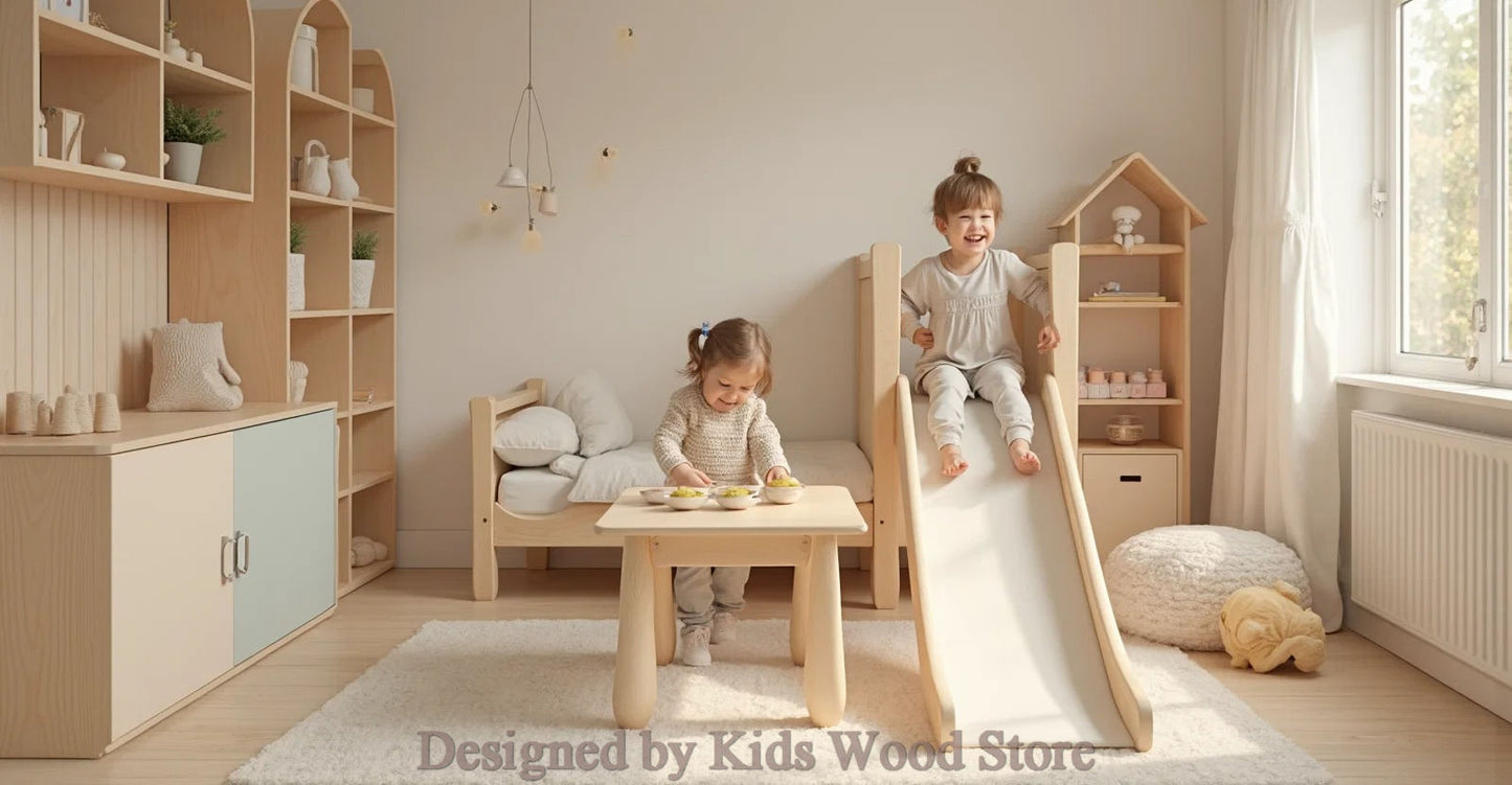 Anpassbare Kinderzimmer im skandinavischen Stil | Kids Wood Store