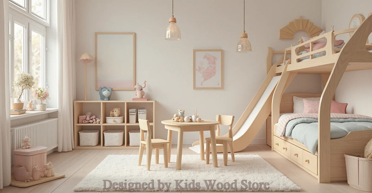 Anpassbare Kinderzimmer im skandinavischen Stil | Kids Wood Store