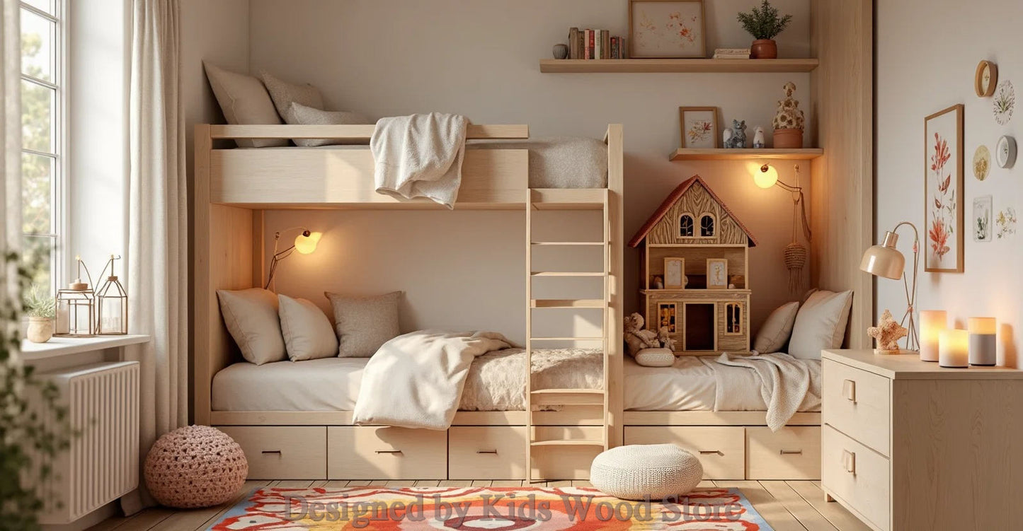 Anpassbare Kinderzimmer im skandinavischen Stil | Kids Wood Store