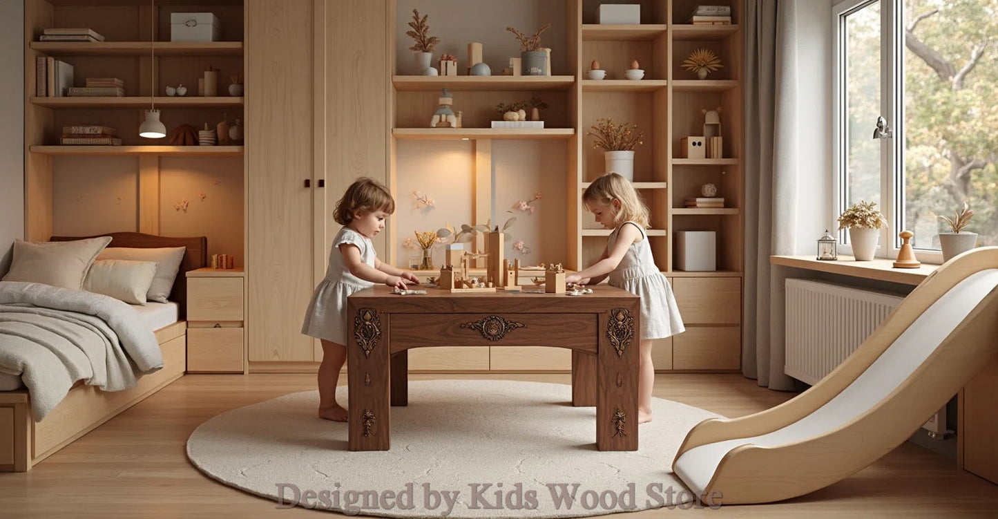 Anpassbare Kinderzimmer im skandinavischen Stil | Kids Wood Store