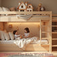 Anpassbare Kinderzimmer im skandinavischen Stil | Kids Wood Store