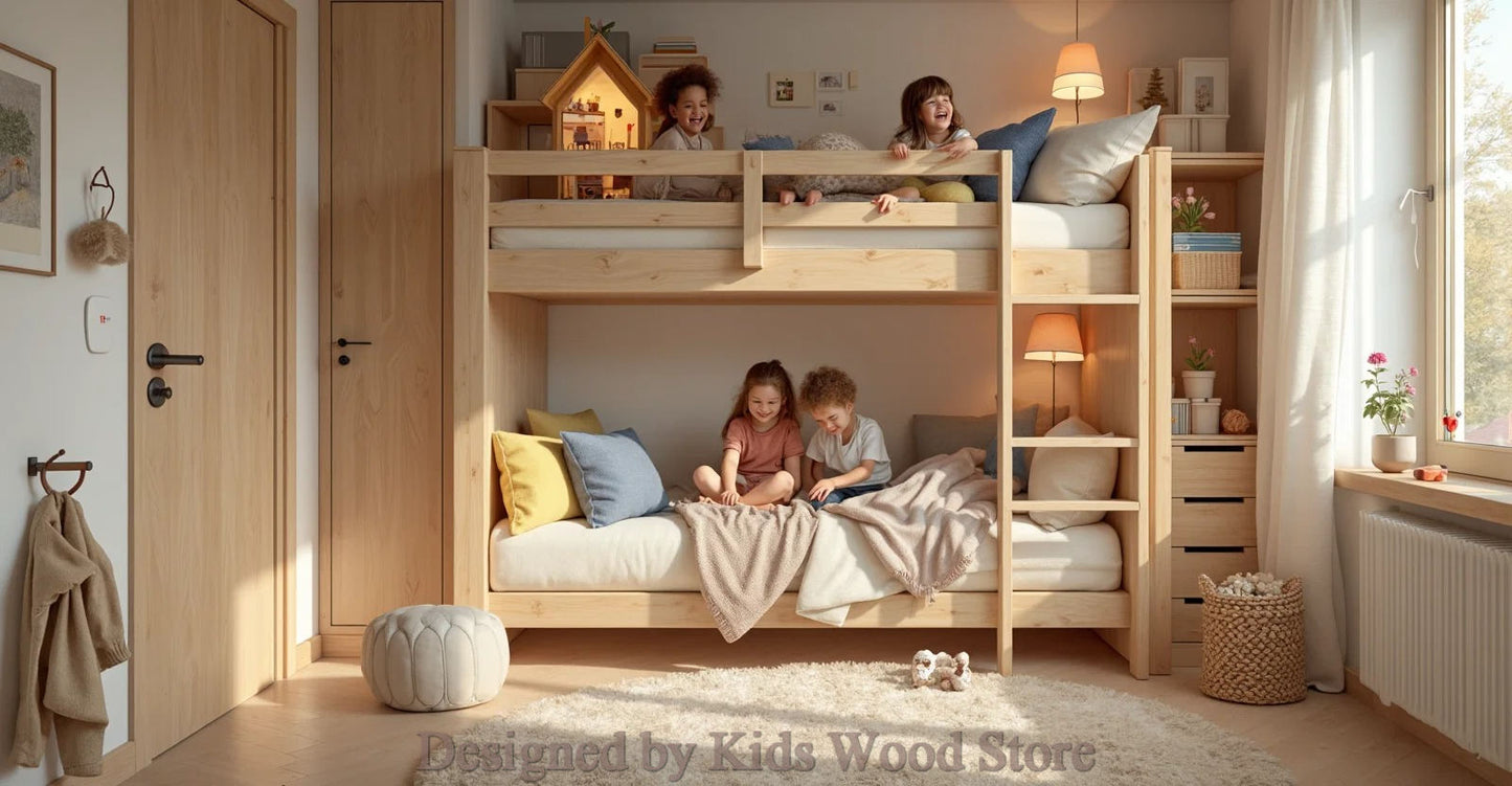 Özelleştirilebilir İskandinav Tarzı Çocuk Odaları | Kids Wood Store