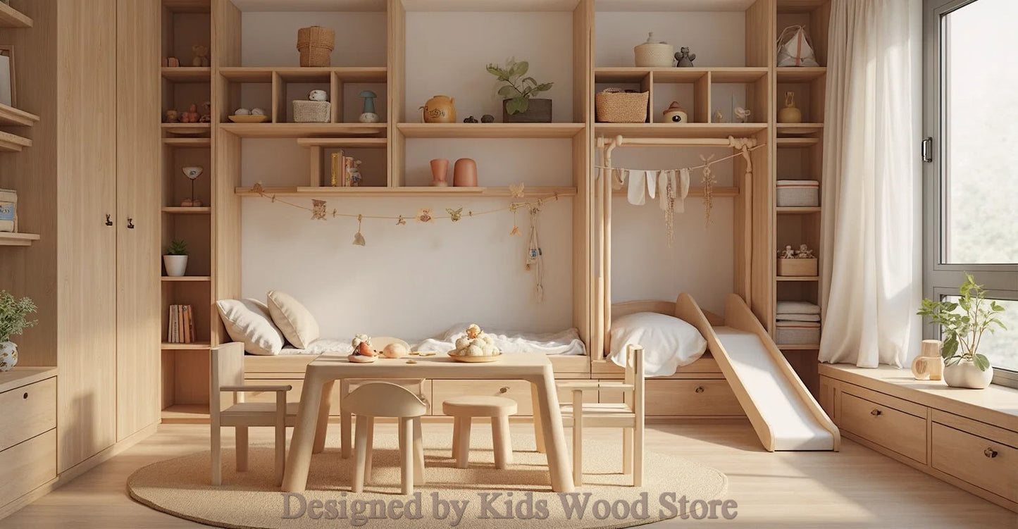 Özelleştirilebilir Modern Tarz Çocuk Odaları | Kids Wood Store