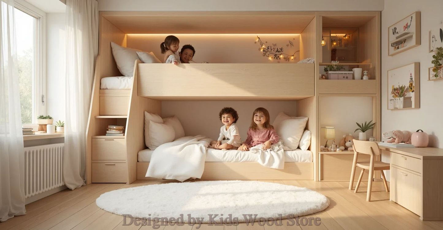 Özelleştirilebilir Modern Tarz Çocuk Odaları | Kids Wood Store