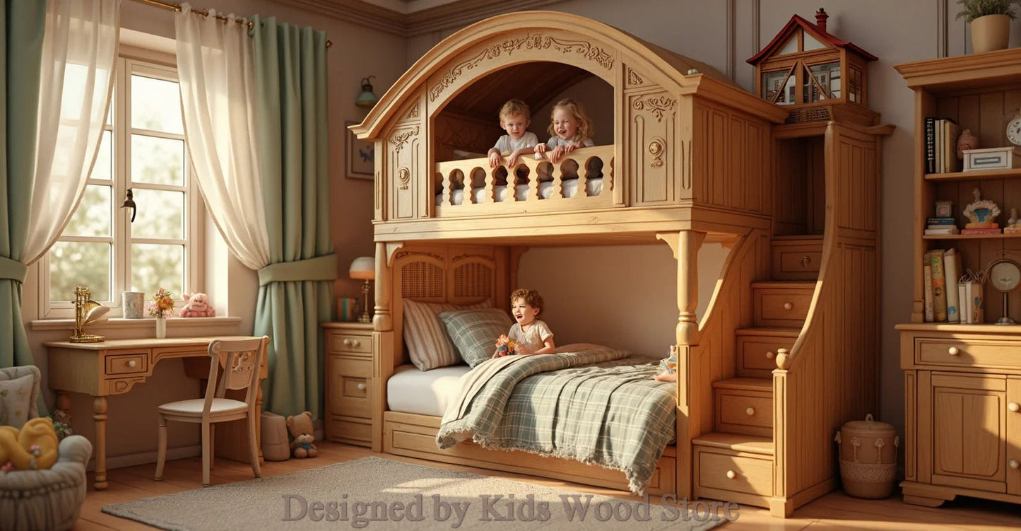 Customizable American-Style Children’s Rooms | Kids Wood Store