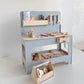 Handcrafted Wooden Play  Workbench | Scandinavian Design - Birch