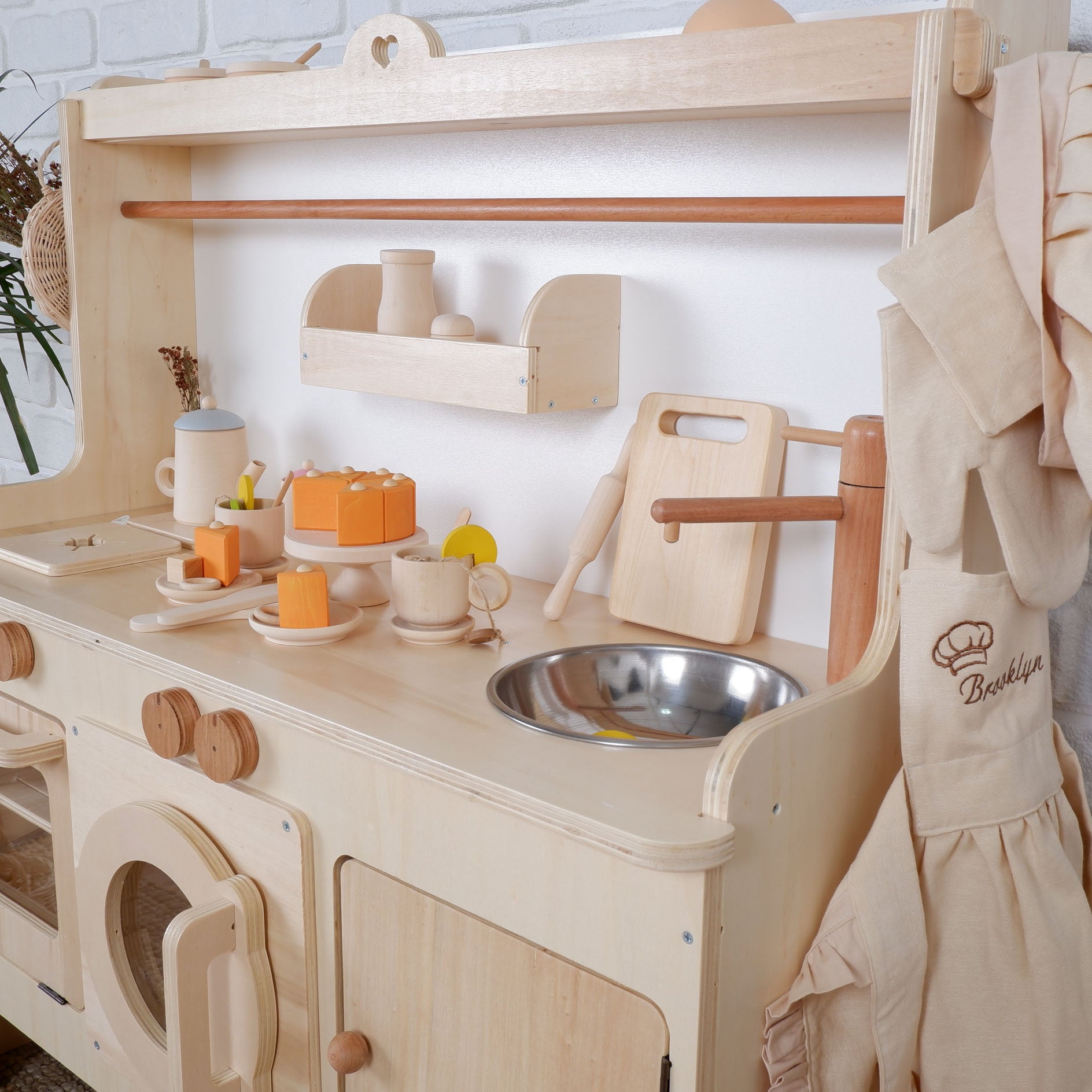Wooden Play Kitchen Customizable – Kids Wood Store