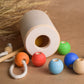 Color Sorting Wooden Rainbow Toy Balls and Cylinder, Rainbow Montessori Toy, Learning Toys, Montessori Baby Toys, Waldorf Toys for Toddlers