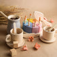 Geburtstagstorte mit Kerzen für die Spielküche aus Holz