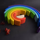 Baby Gift Wooden Rainbow Stacking Toy Large 9 pc.