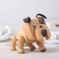 Sculptures & figures Ornament Home Quality Festival Gift Wooden Cute Dog Crafts Creative Home Villa Office Decoration