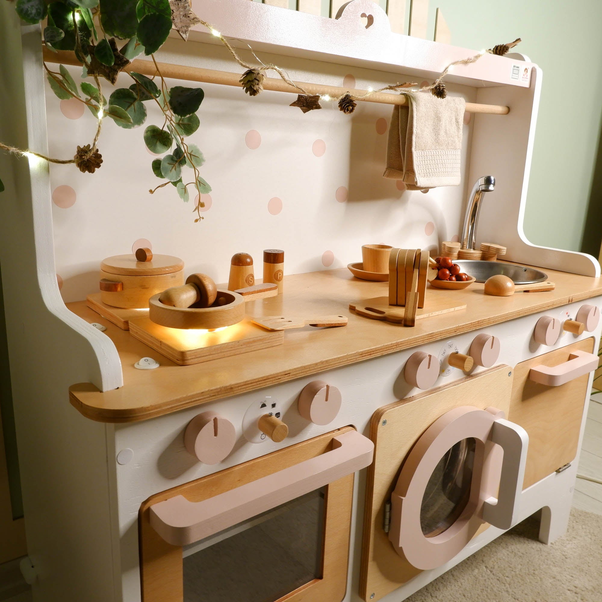 Kids wooden kitchen new arrivals